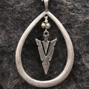 2 for $12 -Beautiful arrowhead necklace!